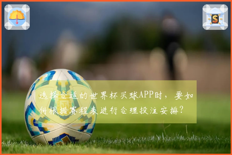 选择合适的世界杯买球APP时，要如何根据赛程表进行合理投注安排？