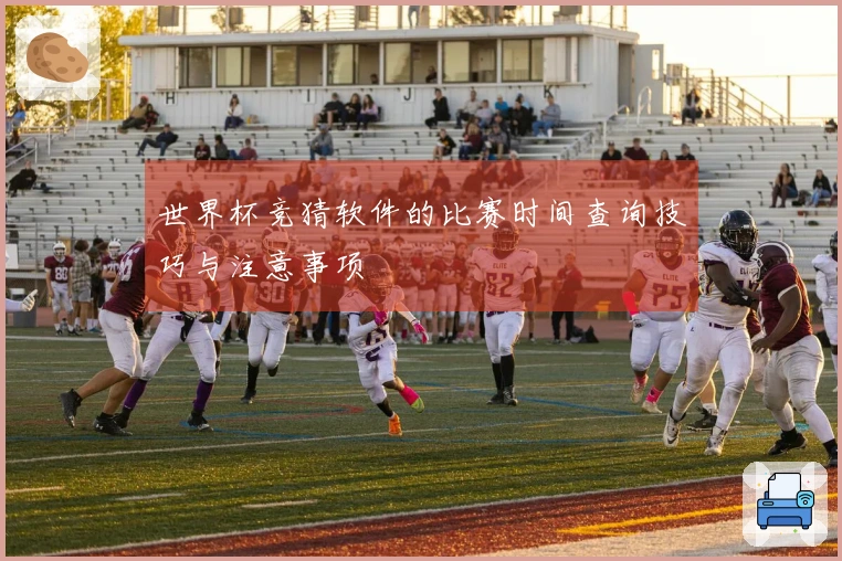 世界杯竞猜软件的比赛时间查询技巧与注意事项