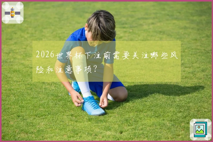 2026世界杯下注前需要关注哪些风险和注意事项？