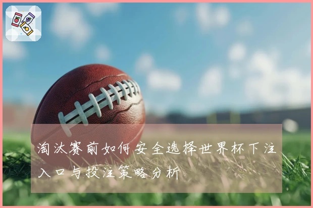 淘汰赛前如何安全选择世界杯下注入口与投注策略分析