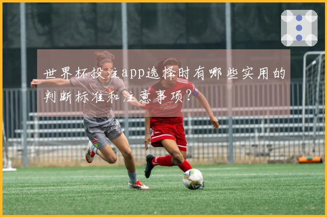 世界杯投注app选择时有哪些实用的判断标准和注意事项？