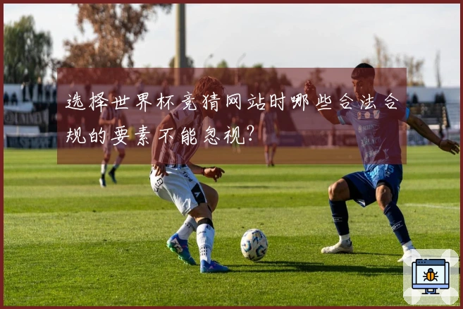 选择世界杯竞猜网站时哪些合法合规的要素不能忽视？